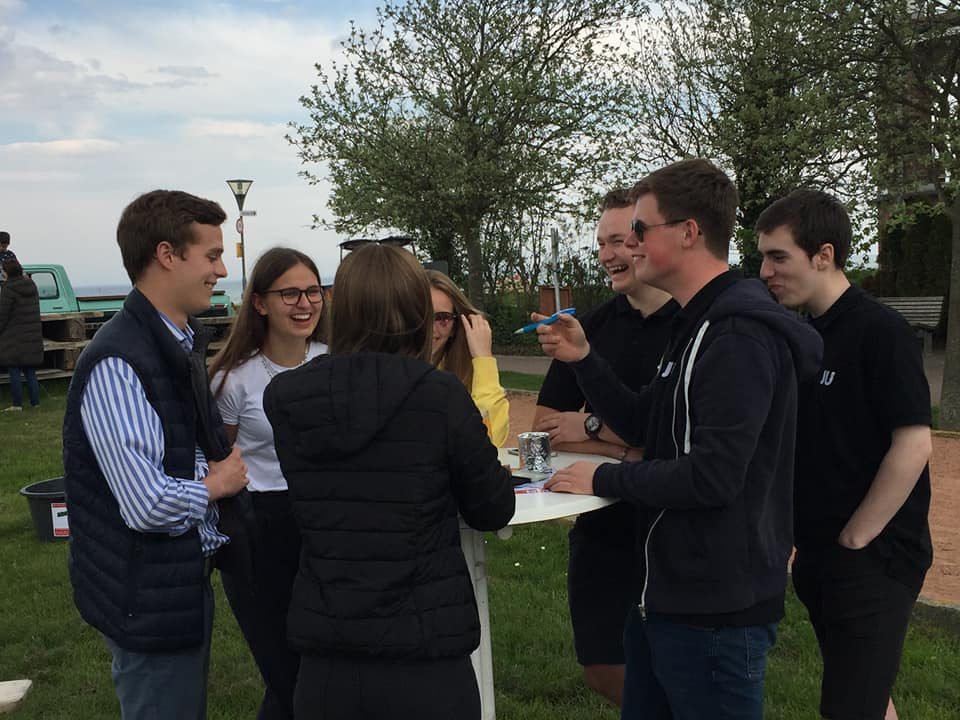 JU Probstei beim Frühlingsfest der CDU in Stein