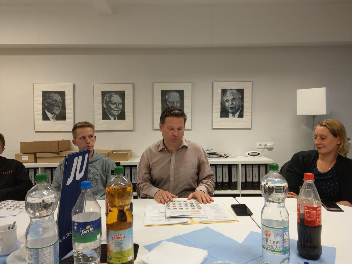 Pizza & Politics mit Kreispräsident Stefan Leyk