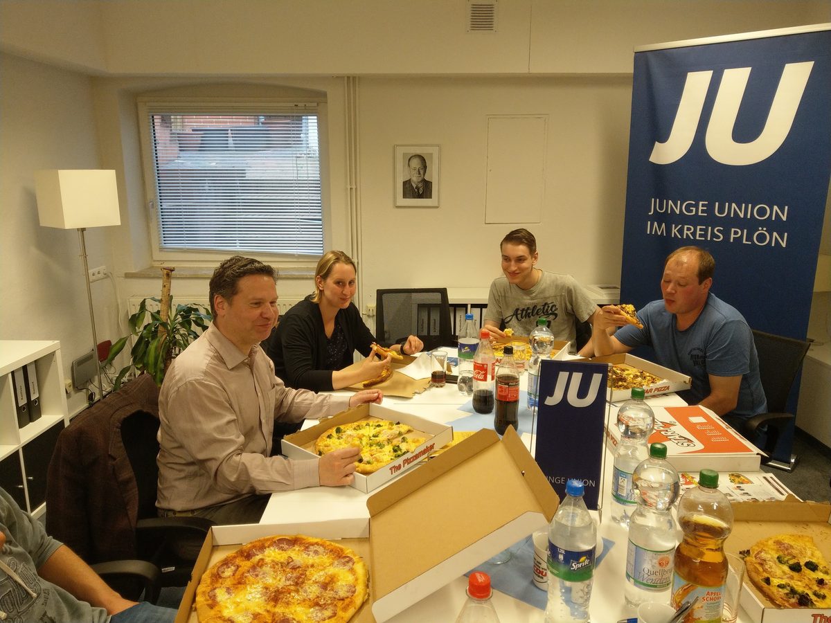 Pizza & Politics mit Kreispräsident Stefan Leyk