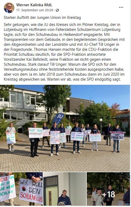 Erfolgreiche Demo vor dem Kreistag!